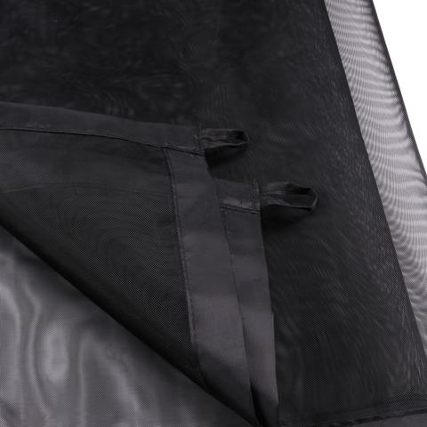 HKM-8123325 Portable Folding Pet Safety Barrier for Doorways and Stairs, Easy to Install Mesh Fence