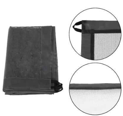 HKM-8123325 Portable Folding Pet Safety Barrier for Doorways and Stairs, Easy to Install Mesh Fence