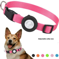 HKM-8123709 Waterproof Silicone Dog Collar with Adjustable Nylon Ribbon in Solid Colors