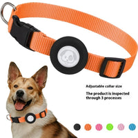 HKM-8123709 Waterproof Silicone Dog Collar with Adjustable Nylon Ribbon in Solid Colors