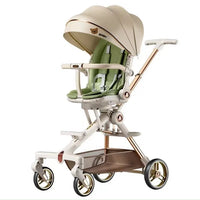 HKM-812435 Double-Pole Aluminium Alloy Baby Stroller with Hidden Footrest – Available in Various Colours