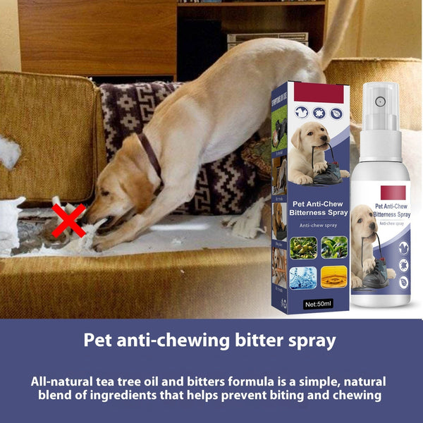 HKM-8124989 Indoor Anti-Bite Spray for Dogs – Long-lasting Protection Against Scratching Furniture, 50ml