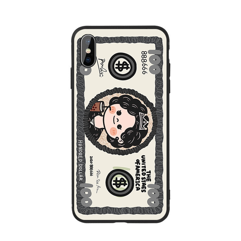 HKM-812499 Cartoon Silicone Mobile Phone Case for Apple Models