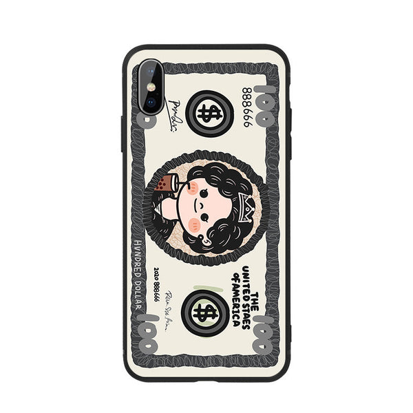 HKM-812499 Cartoon Silicone Mobile Phone Case for Apple Models