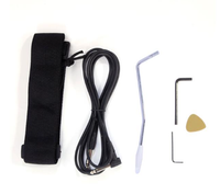 HKM-812499 Electric Guitar Set with Bag, Strap, Cables, Wrench Tool, and Accessories