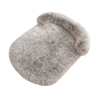 HKM-8125757 Warm Plush Pet Bed for Dogs and Cats - Cozy Cushion in Various Colors and Sizes