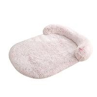 HKM-8125757 Warm Plush Pet Bed for Dogs and Cats - Cozy Cushion in Various Colors and Sizes