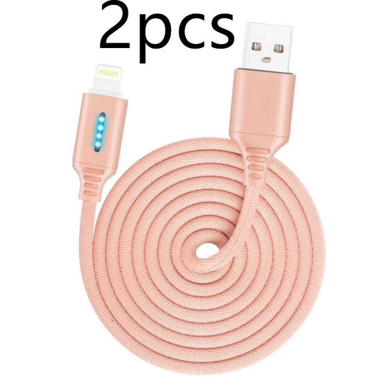 HKM-812627 Durable Fabric Weaving Fast Charging Type-C Cable with 2.4A Support, 1M Length