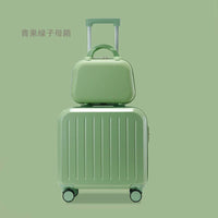 HKM-812627 Luxurious Travel Luggage Set with Small Computer Compartment - Elegant Gold Design