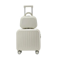 HKM-812627 Luxurious Travel Luggage Set with Small Computer Compartment - Elegant Gold Design