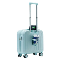 HKM-812627 Luxurious Travel Luggage Set with Small Computer Compartment - Elegant Gold Design