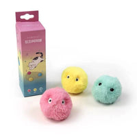 HKM-8126525 Mint and Sound Interactive Cat Toy Balls with Catnip Option