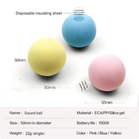 HKM-8126525 Mint and Sound Interactive Cat Toy Balls with Catnip Option