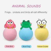 HKM-8126525 Mint and Sound Interactive Cat Toy Balls with Catnip Option