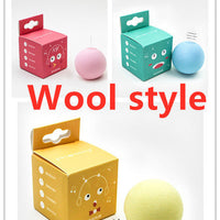 HKM-8126525 Mint and Sound Interactive Cat Toy Balls with Catnip Option