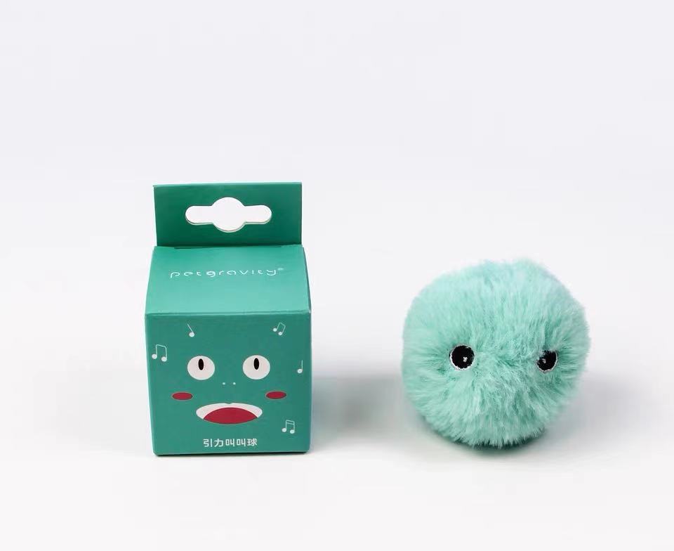 HKM-8126525 Mint and Sound Interactive Cat Toy Balls with Catnip Option