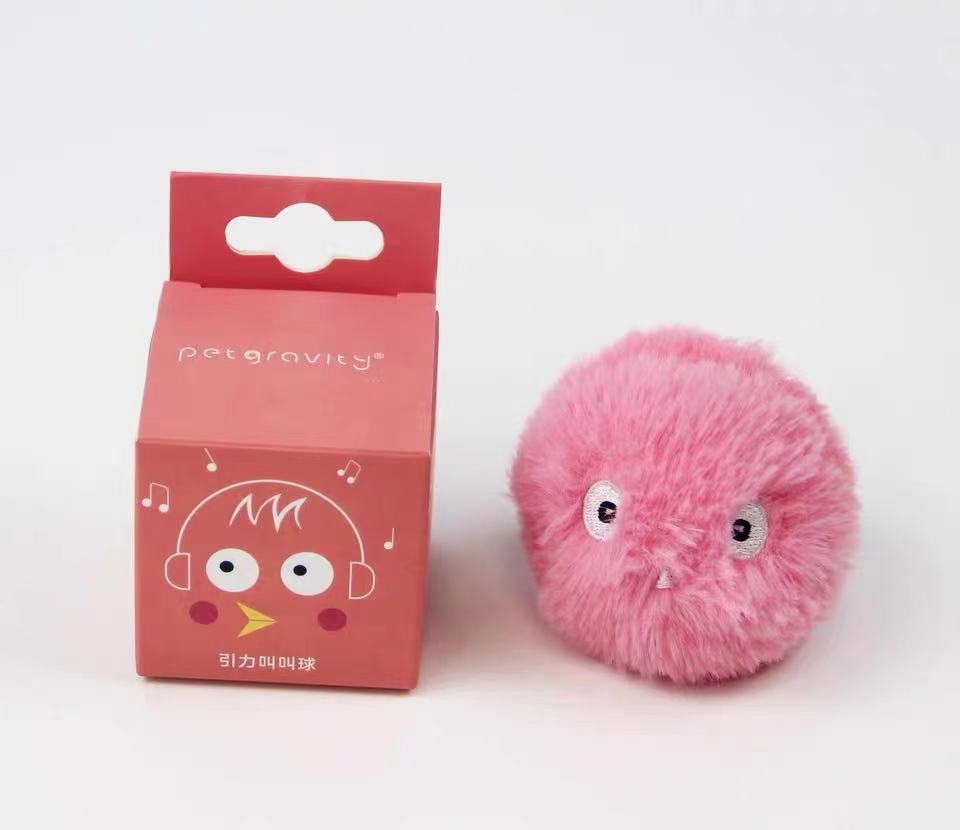 HKM-8126525 Mint and Sound Interactive Cat Toy Balls with Catnip Option