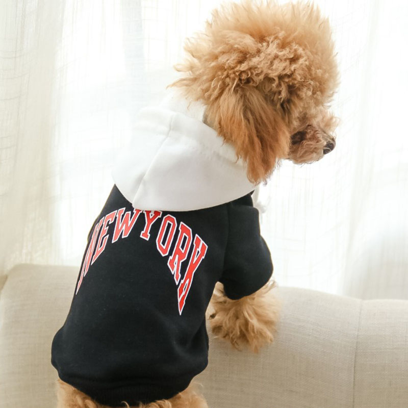 HKM-8126781 Casual Terry Cotton Hooded Sweatshirt for Pets in Multiple Colors