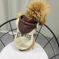 HKM-8126781 Casual Terry Cotton Hooded Sweatshirt for Pets in Multiple Colors
