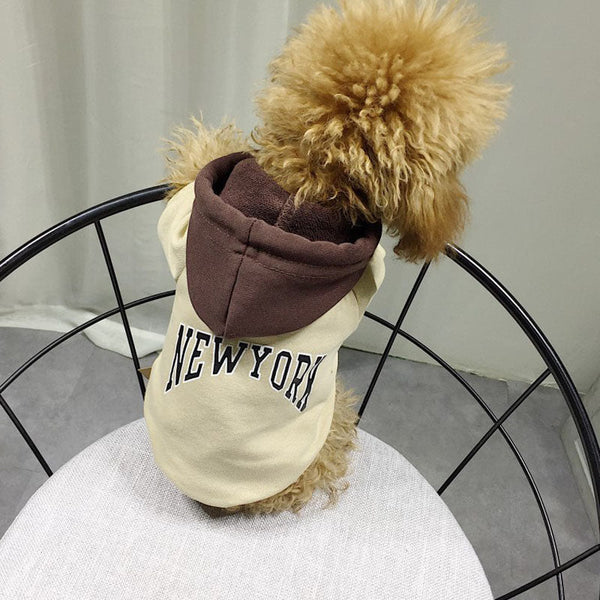 HKM-8126781 Casual Terry Cotton Hooded Sweatshirt for Pets in Multiple Colors
