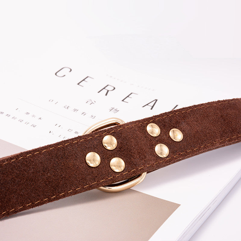 HKM-8129469 Adjustable Dog Collar - Sizes S to L (Neck 28-42 cm) with Varying Widths