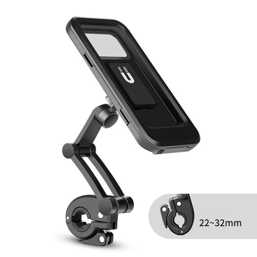 HKM-812947 Fully Enclosed Waterproof Shockproof Mobile Phone Holder for Devices Up to 7 Inches