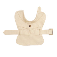 HKM-8129853 Stylish British Trench Coat for Dogs - Lightweight Washed Cotton, Perfect for Spring and Autumn
