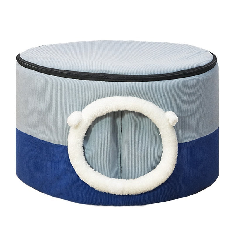 HKM-8131133 Cozy Closed Cat Nest for Winter - Available in Various Sizes