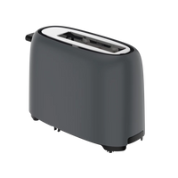 HKM-813139 Single Slot Cool Touch Toaster with Extra Wide Slot and 6 Browning Settings, Includes Removable Crumb Tray