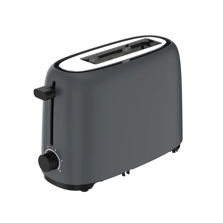HKM-813139 Single Slot Cool Touch Toaster with Extra Wide Slot and 6 Browning Settings, Includes Removable Crumb Tray