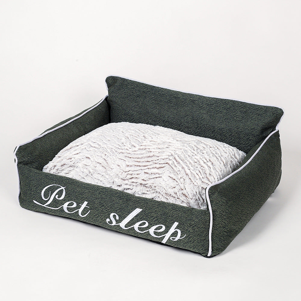 HKM-8131517 Warm Cloth Cat Litter Kennel Pet Bed for Small Dogs and Kittens in Multiple Sizes