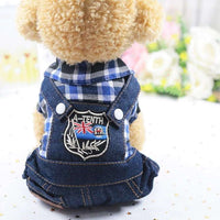 HKM-8131645 Casual Denim Four-Legged Clothing for Pets