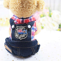 HKM-8131645 Casual Denim Four-Legged Clothing for Pets
