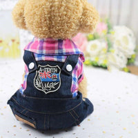 HKM-8131645 Casual Denim Four-Legged Clothing for Pets