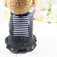HKM-8131645 Casual Denim Four-Legged Clothing for Pets