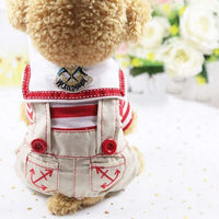 HKM-8131645 Casual Denim Four-Legged Clothing for Pets