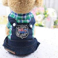 HKM-8131645 Casual Denim Four-Legged Clothing for Pets