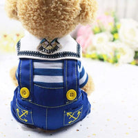 HKM-8131645 Casual Denim Four-Legged Clothing for Pets