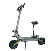 HKM-813267 6000W Dual Motor Electric Scooter with Seat, 60V Lithium Battery, 37-55 Mile Range, Foldable Design, 11-Inch Off-Road Tires