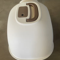 HKM-8132925 Enclosed Cat Litter Box with Easy Access and Odor Control
