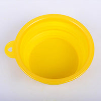 HKM-8133437 Portable Folding Pet Bowl in Food-Grade Silica Gel ¨C Compact, Lightweight, Multiple Colors