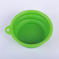 HKM-8133437 Portable Folding Pet Bowl in Food-Grade Silica Gel ¨C Compact, Lightweight, Multiple Colors