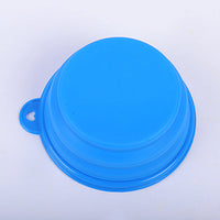 HKM-8133437 Portable Folding Pet Bowl in Food-Grade Silica Gel ¨C Compact, Lightweight, Multiple Colors