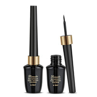 HKM-813459 Quick-Dry Black Gel Eyeliner Pen - Hard Tip for Long-Lasting and Sweat-Resistant Application