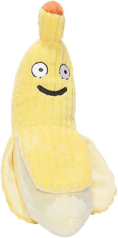 HKM-8134717 Crinkle Banana Cat Toy with Catnip - Soft Plush Chew Toy for Kittens, Ideal for Indoor Play and Exercise