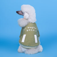 HKM-8135613 Cozy Cotton Dog Cashmere Coat in Brown and Green - Casual Style for Small to XXXL Sizes
