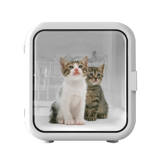 HKM-813651 Automatic Pet Dryer Box for Cats and Dogs - 220-240V, Quiet Operation, Compact Design