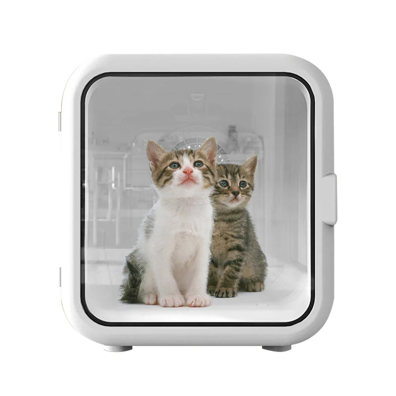 HKM-813651 Automatic Pet Dryer Box for Cats and Dogs - 220-240V, Quiet Operation, Compact Design