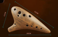 HKM-813651 Elegant Retro Ocarina with Bass Playing Feature