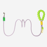 HKM-8137021 Crossbody Dog Leash with Soft Cotton Grip - Available in Blue, Pink, and Purple
